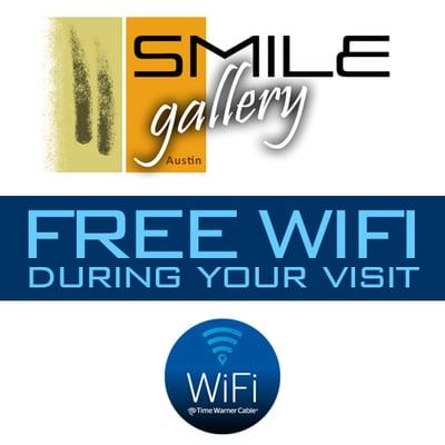 Free WiFi during your visit!