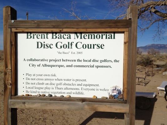 Brent Baca Memorial Disc Golf Course