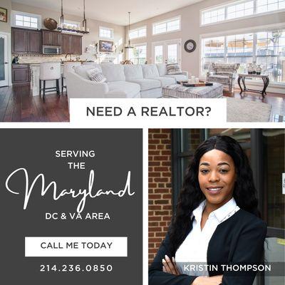 Need A Realtor! Contact Kristin Thompson