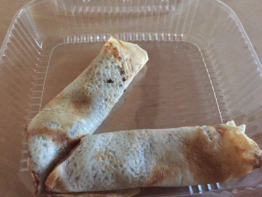 palacinki (Macedonian style crepes - these with Nutella and banana)