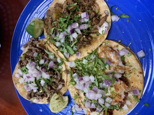 Choriqueso, Asada, and al pastor.