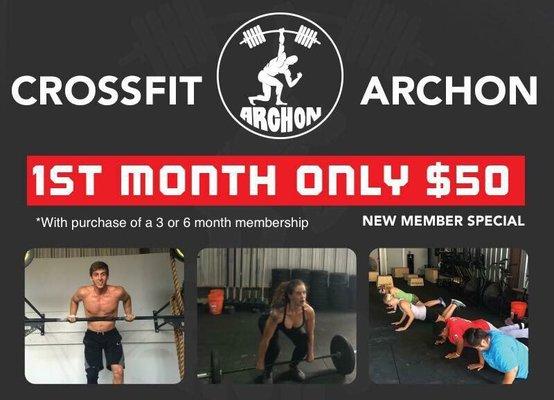 New Deal Starting Jan 1st! Only doing it for a limited time, so contact Crossfit Archon to reserve your Promo Spot!