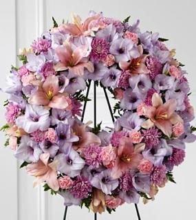 Sympathy Wreath Flowers