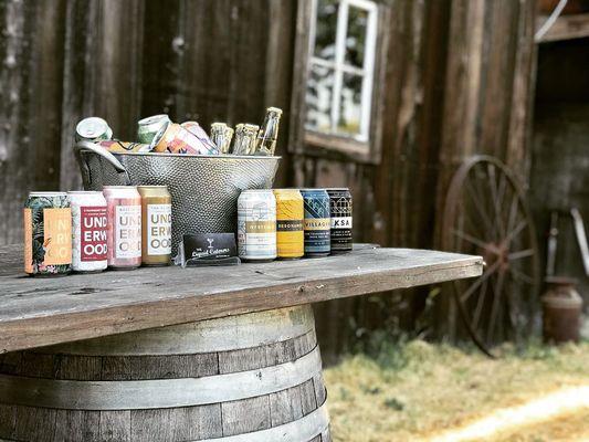 @reinsteinranch #hipcamp #underwoodwine #fortpointbeer #glamping #theliquidcaterers #beveragecatering #bartendersforhire #sfevents