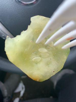 Rotten cucumber