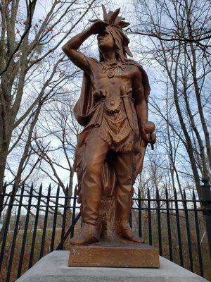 Toto, warned the Springfield settlers of an impending attack by the Agawam Indians.