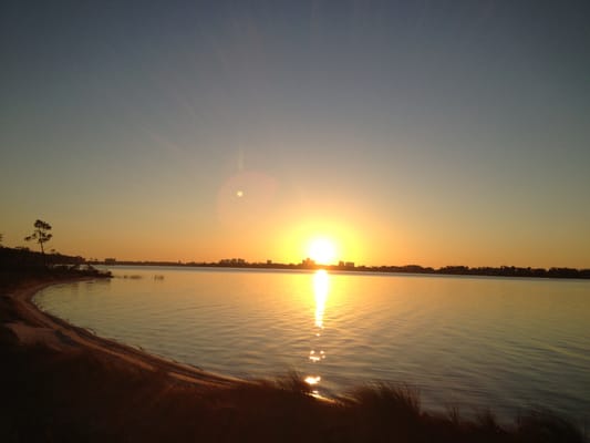 Sunrise on Innerarity Island, Pensacola Florida