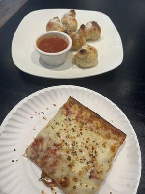 Sicilian Slice & Garlic Knots