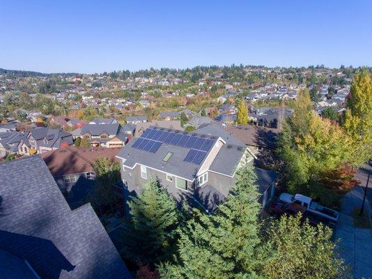 Residential Solar Panel Roof Installation - Happy Valley, OR