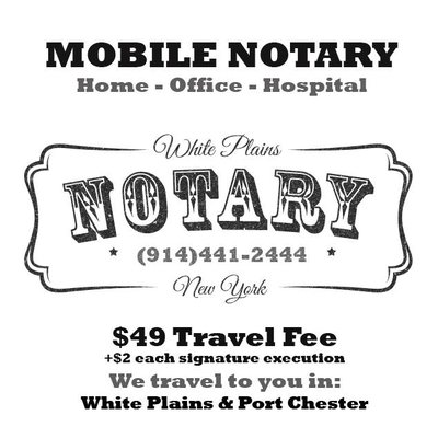 Mobile Notaries come to your home, office, hospital or airport - almost anywhere. Only $49 plus $2 per signature.