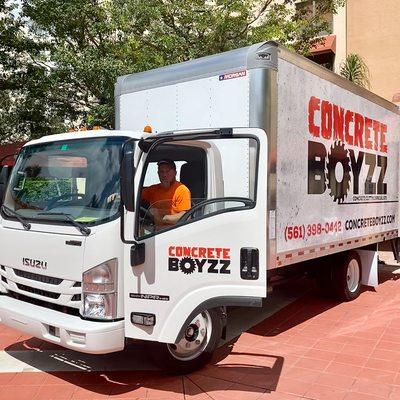 Look for our Concrete Boyzz truck out and about Palm Beach County!