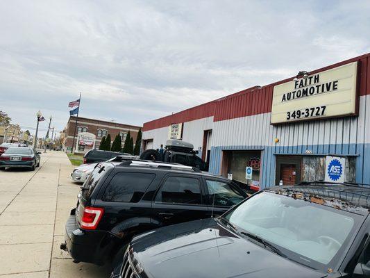 Outside view of the Legendary Shop