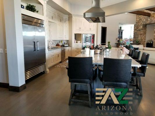 20" Eastern white pine hardwood floor in Buckeye Arizona.