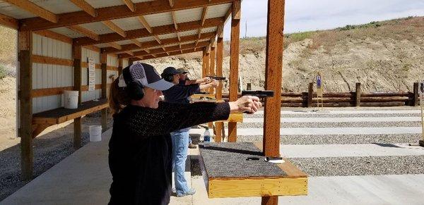 Ladies only basic pistol class