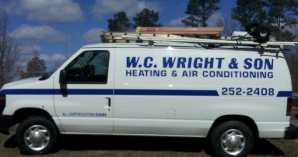 Inside this van, the solution to all  your HVAC needs !