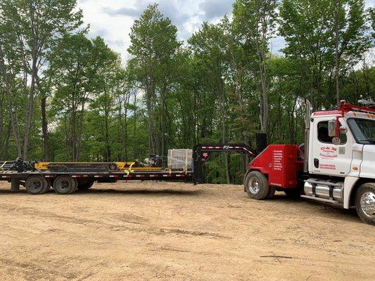 Toter and trailer ready to go.