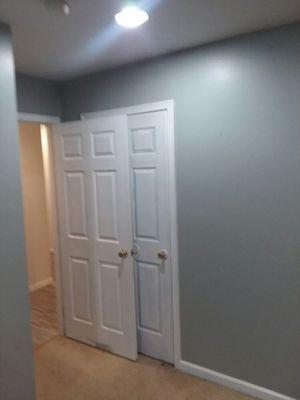 Recessed lighting, custom paint