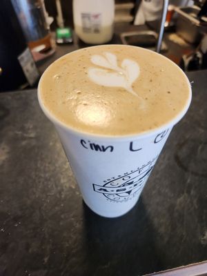 Cinnamon latte