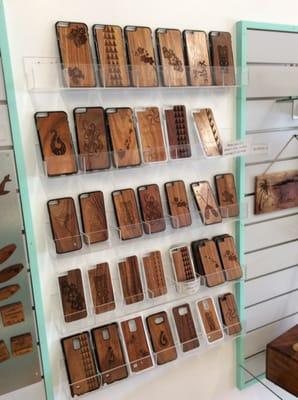 Koa wood iPhone cases