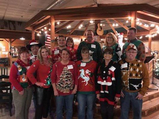 Ugly Sweater contest