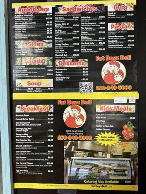 Whole Menu