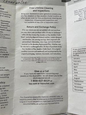 Warranty information again nothing states a person having to purchase another warranty.