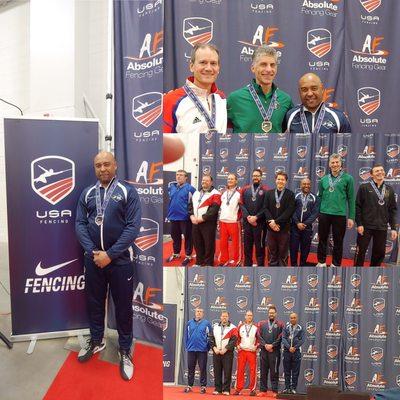 Coach Yasmany gets Bronze in Veterans Men's 40 Epee at the North American Cup in Salt Lake City