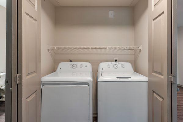 In-Unit Washer and Dryer at The Amethyst