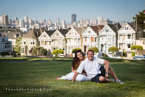 Alamo Square Couple