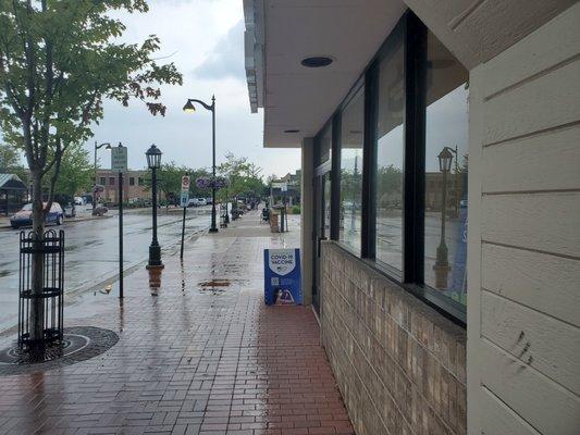 Street View of front of Business. Looking East.