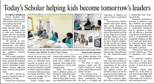 Featured in Bay News & Bay Ridge Courier. April 18, 2014