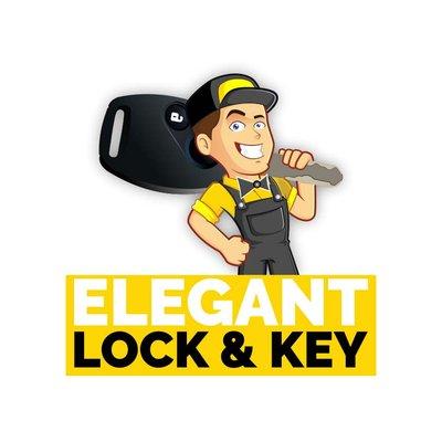 Elegant look and key logo