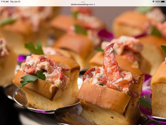 Mini Maine Lobster Rolls - Hand Passed Hors D'oeuvres