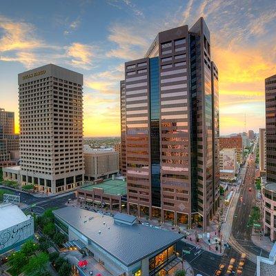 Sunrise in Downtown Phoenix