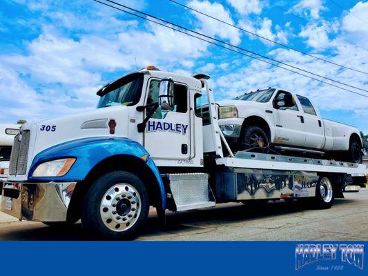 Reliable Truck Towing when you need it most by Hadley Tow.