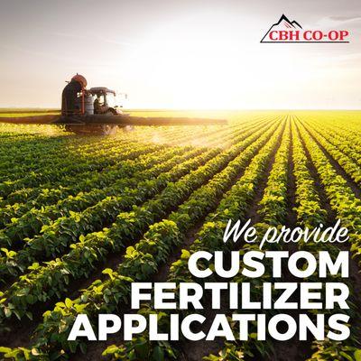 We Provide Custom Fertilizer Applications