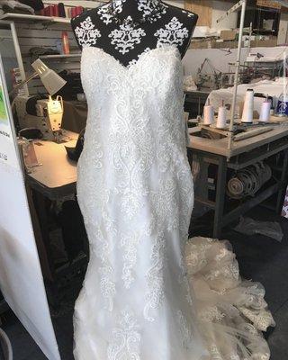 wedding dress alteration