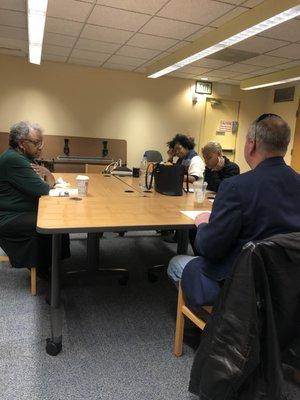 Workshop in session at Tacoma Public Library