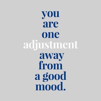 You would be amazed at what aj good adjustment can accomplish.  If you live near Fullerton, take a look at my check in offer