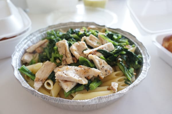 Chicken w/ Broccoli Rabe over Penne