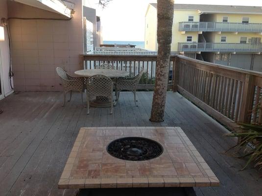 Enjoy the deck with fire pit at this 3 Bedroom, 2.5 Bath Townhouse located just steps away from the Gulf of Mexico!...