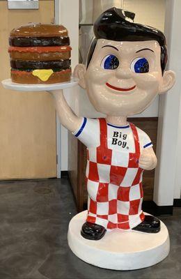 Big Boy inside the restaurant