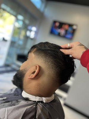 Fresh fade from one of our talents here at The Fade Lounge