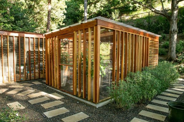 custom greenhouse and chicken coop