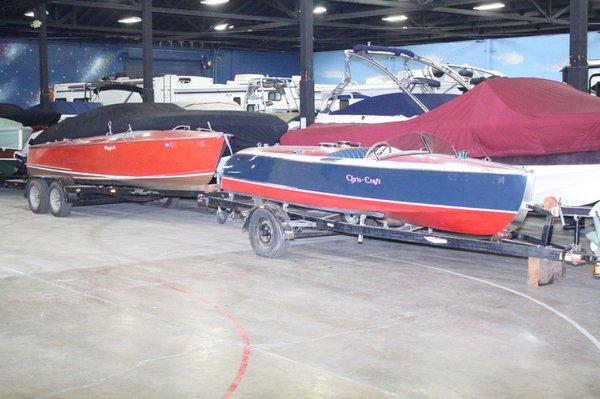 Indoor boat storage