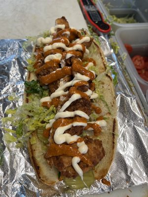 Fried Chicken Po Boy