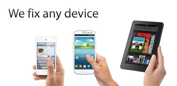 We repair all cellphones and tablets