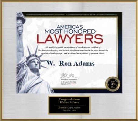 W. Ron Adams Law