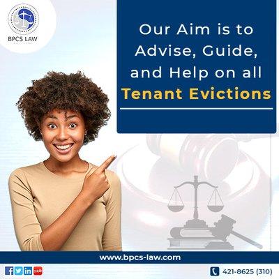 Our aim is to advise, guide and help on all tenant evictions and rent arrears matters ensuring a fast and efficient resolution.