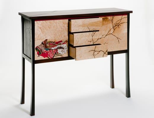 This is one of the custom furniture pieces that they actually have in stock at the moment.